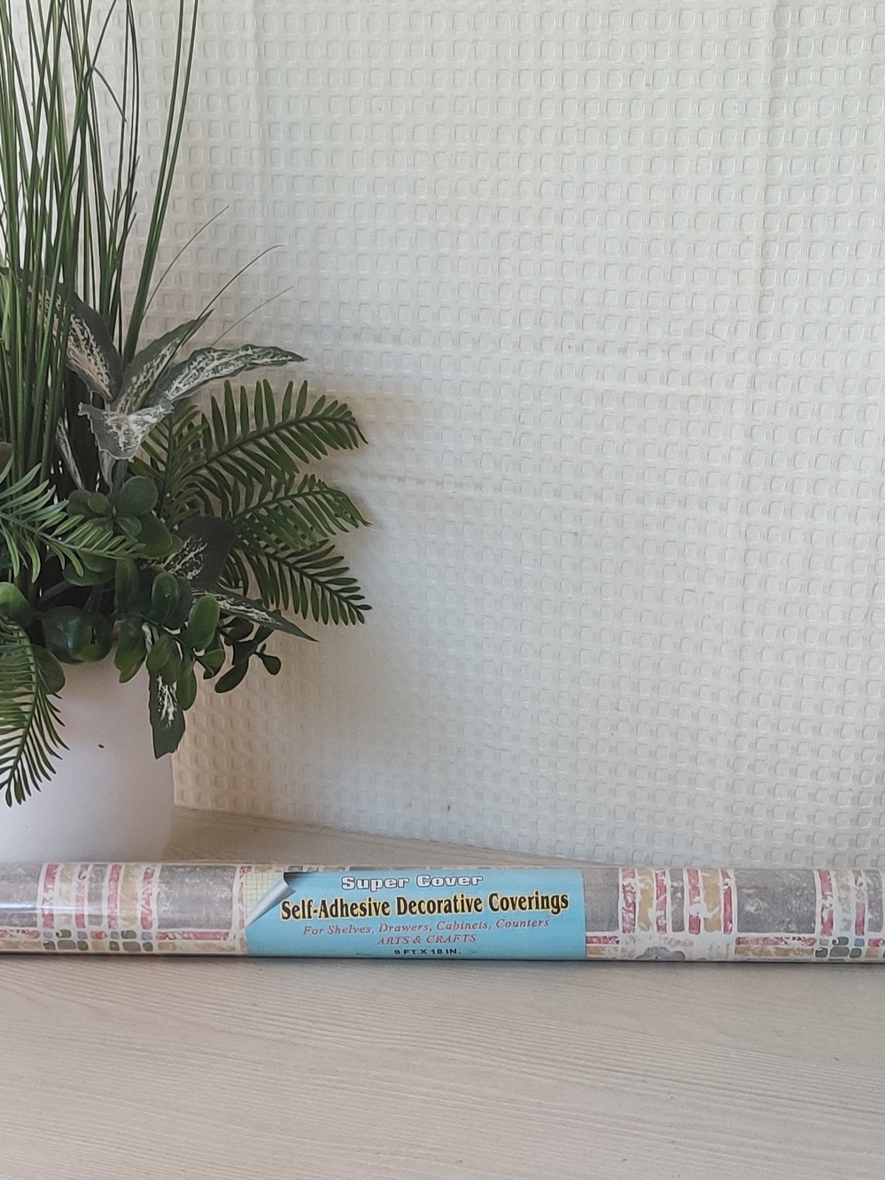 Vintage Super Cover Self-Adhesive Decorative Coverings NOS